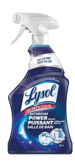 Packshot of Lysol Bathroom Cleaners Trigger - Power Bathroom Cleaner 650 ml