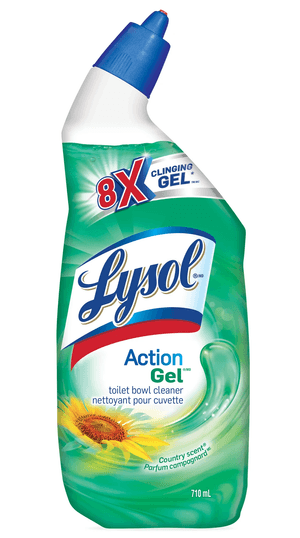 Packshot de Nettoyant pour Cuvette Lysol - Gel Action Parfum Campagne 710 mL