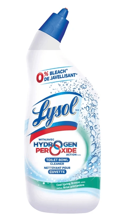 Packshot of Lysol Toilet Bowl Cleaner - Hydrogen Peroxide Action 710 mL