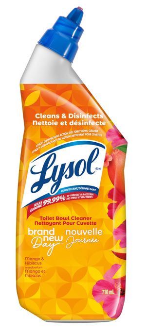 Packshot of Lysol Toilet Bowl Cleaner - Brand New Day Mango & Hibiscus 710 mL
