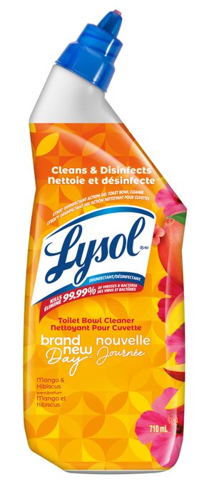 Packshot of Lysol Toilet Bowl Cleaner - Brand New Day Mango & Hibiscus 710 mL