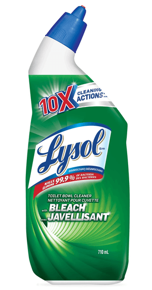 Packshot of Lysol Toilet Bowl Cleaner - Bleach 710 mL