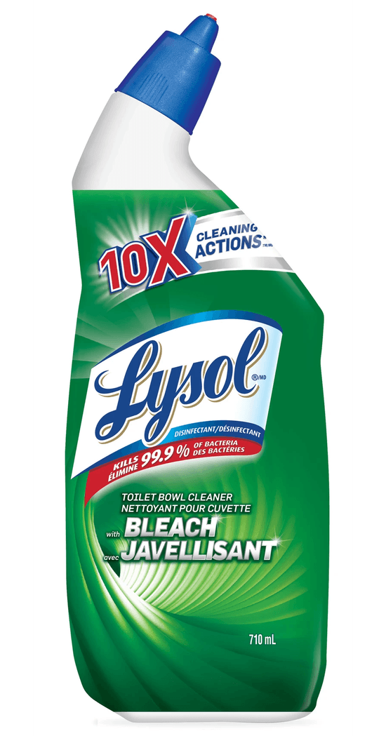 Packshot of Lysol Toilet Bowl Cleaner - Bleach 710 mL