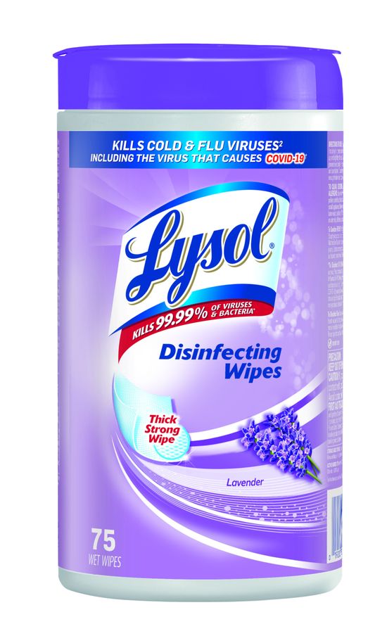 Packshot of Lysol Disinfecting Wipes - Lavender