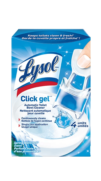 Nettoyant Automatique pour Cuvette - Click Gel Cascade de Printemps 4 unités