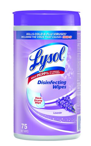 Packshot of Lysol Disinfecting Wipes - Lavender