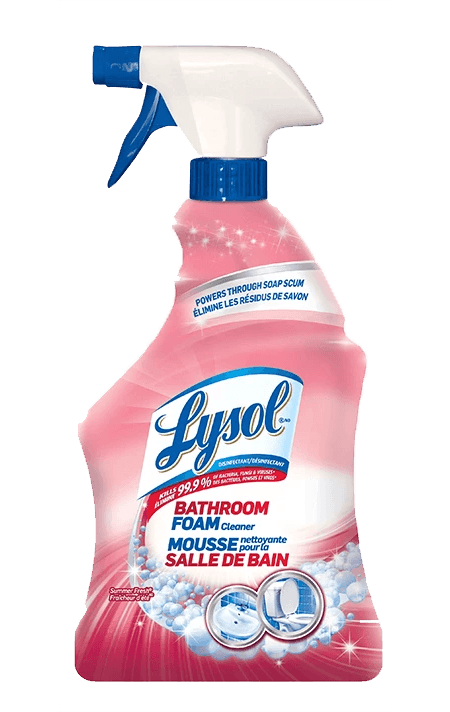 Packshot de Lysol Nettoyant Salle de Bain - Nettoyant Mousse Salle de Bain - Fraîcheur d’Été
