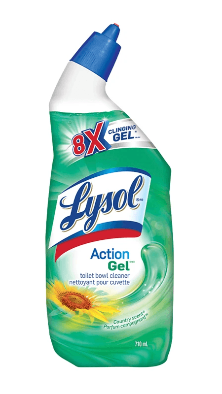 Packshot de Nettoyant pour Cuvette Lysol - Gel Action Parfum Campagne 710 mL