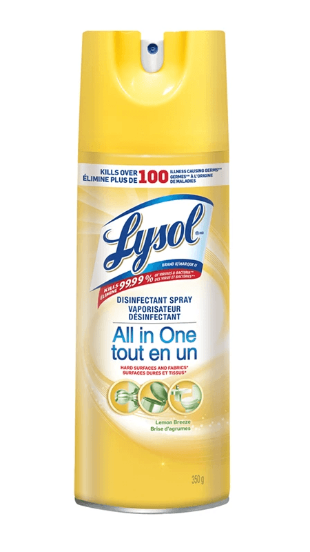Packshot de Lysol Spray Désinfectant - Brise d'argumes 350 g
