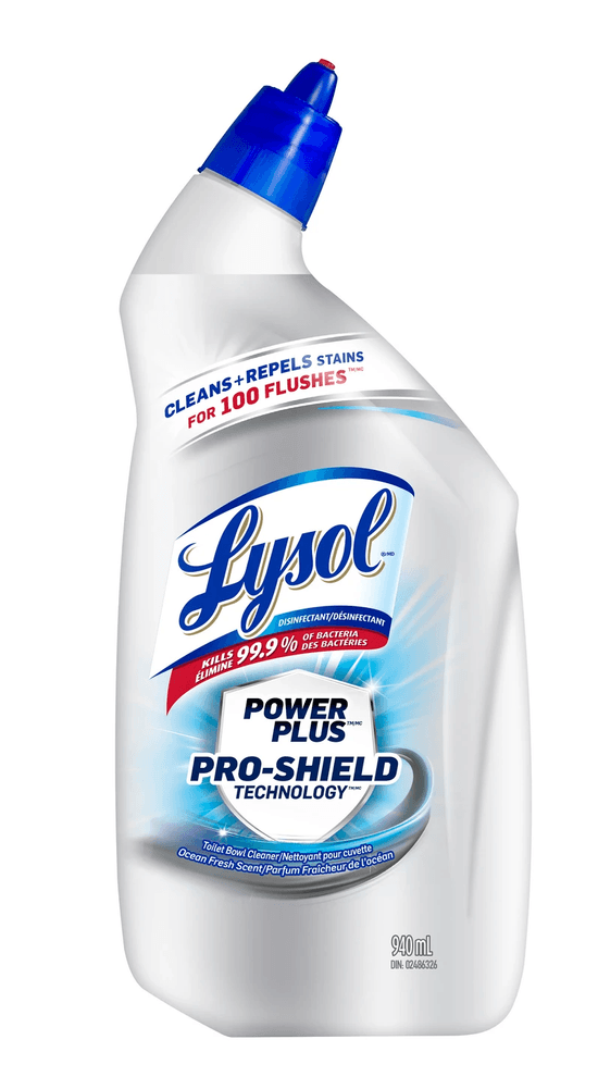 Packshot of Lysol Toilet Bowl Cleaner - PowerPlus Ocean Fresh 940 mL