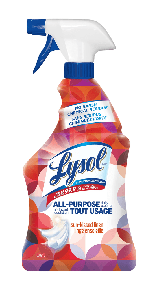 Packshot of Lysol All-Purpose Daily Cleaner - Sun-kissed Linen 650 mL