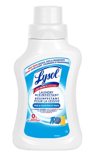 Packshot of Lysol Laundry Disinfectant - Free & Clear