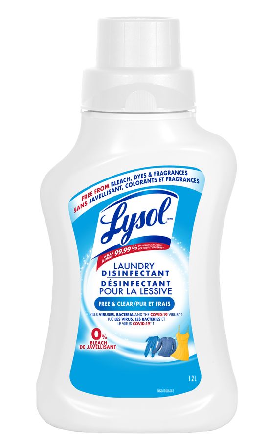 Packshot de Lysol Désinfectant pour le Linge - Sans Parfum & Transparent